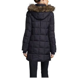 Bongo hooded long warm quilted puffer coat
